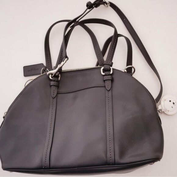 COACH black hand bag shoulder bag crossbody contemporary dark Academia luxury - Picture 10 of 16
